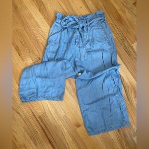 Zara paper bag denim pants